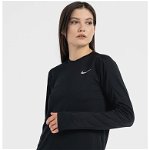 Nike, Bluza cu decolteu la baza gatului si tehnologie Dri-FIT pentru alergare, Negru, XL