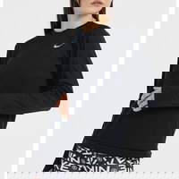 Nike, Bluza cu decolteu la baza gatului si tehnologie Dri-FIT pentru alergare, Negru, L