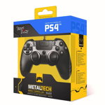 Controller Metaltech Wired Steelplay Black pentru PC PlayStation 3 si PlayStation 4