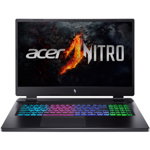 Laptop Acer Nitro 17 AN17-42, 17.3 inch 1920 x 1080, AMD R7 8845HS 8 C / 16 T, 3.8 GHz - 5.1 GHz, 24 MB cache, 16 GB DDR5, 512 GB SSD, Nvidia GeForce RTX 4060, Free DOS
