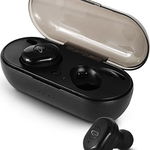 Casti In-Ear wireless, Esperanza Cardera 95826, Bluetooth v.5.0, TWS, cu statie de incarcare, negre