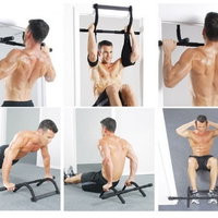 Aparat de fitness multifunctional pentru tractiuni, abdomene, flotari, abdomene, flotari, Ama Art