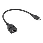 Cablu OTG USB mama - mini USB tata 0.1m Case Marcat Fiscale, OEM