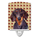 Caroline`s Treasures Carolines Comorile LH9088CNL Dachshund Fall Frunze Portret ceramice Night Ligh Mltcl 6x4x3, 