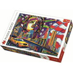 Puzzle Trefl, New York in culori, 1000 piese