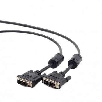 Cablu DVI-D Dual Gembird, 1.8m, DVI-D Dual Link la DVI-D Dual Link, negru, `CC-DVI2-BK-6`, Gembird