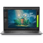 Laptop Dell Precision 5570, Intel Core i7-12800H, 15.6inch FHD+, 32GB RAM, 1TB SSD, nVidia RTX A2000 8GB, Windows 10 Pro, Gri