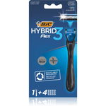 BIC FLEX3 Hybrid aparat de ras rezerva lama 4 pc, BIC