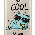 Protectie Spate Lemontti Art "Cool is my first name" LMSAJ317CFN pentru Samsung Galaxy J3 2017 (Multicolor)