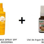 Pachet Photoderm Max Spray SPF 50+ 200 ML Bioderma + Ulei de Argan Bio Plantaria - 30 ML
