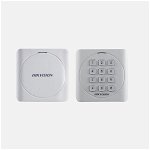 Cititor card Hikvision DS-K1801E, citeste carduri RFID EM 125Khz, distanta citire: 50mm, comunicare: Wiegand 26/34 protocol, ind, HIKVISION