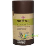 Vopsea Henna Ciocolatiu Inchis, 150gr – Sattva Ayurveda, Sattva Ayurveda