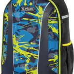 Rucsac scoala ergonomic, HERLITZ Be.Bag Airgo Camouflage Lemon