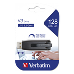 USB Flash Drive Verbatim, SnG, 128GB, 3.2Gen1, Format FAT32, Gri, Verbatim