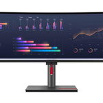 Monitor LED Curbat ThinkVision P49w-30 IPS DQHD IPS 60Hz Black, Lenovo