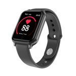 Ceas Smartwatch T70, Touchscreen, Rezistent la apa, Negru, 