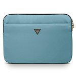 Husa Premium Originala Guess Sleeve Laptop / Macbook 13 Inch Albastru, Nylon Triangle Logo - Gucs13ntmllb