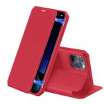 Husa Premium Flip Cover Duxducis Skin X iPhone 11 Pro, Rosu, DuxDucis