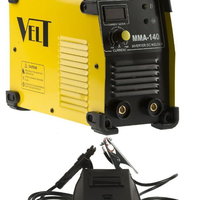 Invertor de sudura industrial Velt MMA 140, 140 A, 230 V, electrod 1.6-3.25 mm, 4.3 kg, accesorii incluse, 5.6 KVA