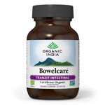 ORGANIC INDIA Bowelcare | Tranzit Intestinal, Combate Balonarea, 60 capsule vegetale, 
