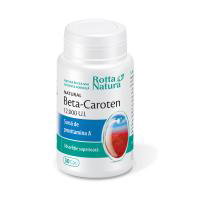 Beta-Caroten, 12000 UI, 30 capsule vegetale, Rotta Natura