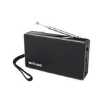 Radio portabil Muse M-030 R, Jack, Negru