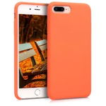 Husa pentru Apple iPhone 8 Plus/iPhone 7 Plus, Silicon, Portocaliu, 40842.29