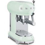 Espressor manual Smeg ECF01PGEU, 1350 W, 15 bar, Rezervor 1 l, Functie asteptare (Verde), Smeg