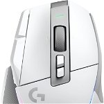 Mouse Gaming Wireless LOGITECH G502 X PLUS, Dual-Mode, 25600 dpi, Bluetooth, White Premium