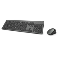 Kit Tastatura + Mouse Hama KMW-700, Wireless, USB (Gri/Alb), Hama