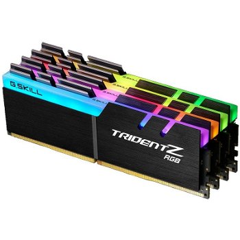 Trident Z RGB 32GB DDR4 3200MHz CL16 1.35v Quad Channel Kit, G.Skill