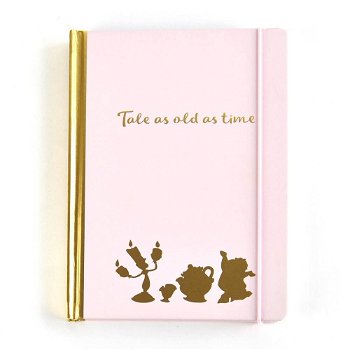 Notebook A5 Beauty and the Beast Floral Pink
