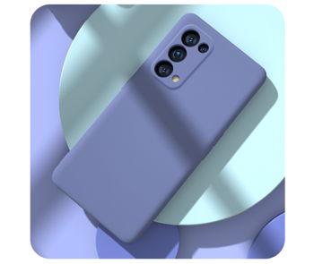 Husa slim compatibila cu Samsung Galaxy S20 4G, silicon albastru hs-samsS20, Maxcell