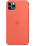 Husa Original iPhone 11 Pro Max Apple Silicon Clementine Orange