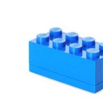 Mini cutie depozitare LEGO 2x4 albastru