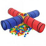Cort de joacă pentru copii cu 250 bile, multicolor, Casa Practica