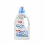 Detergent lichid de rufe, 3 in 1, fara parfum, cu Nuci de Sapun, Klar, 750 ml