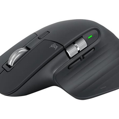 Mouse Wireless LOGITECH MX Master 3S Performance, 8000 dpi, Silent, USB, BT, Graphite
