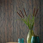 Tapet Bramble, Blue Dusk Luxury Bead, 1838 Wallcoverings, 5.3mp / rola