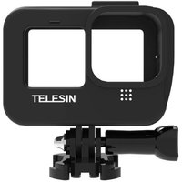 Accesoriu Camera Video Actiune Housing pentru camera video sport GoPro Hero9/10/11 Black, Negru, Telesin