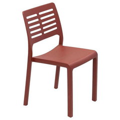Scaun De Grădină in plastic teracotă,