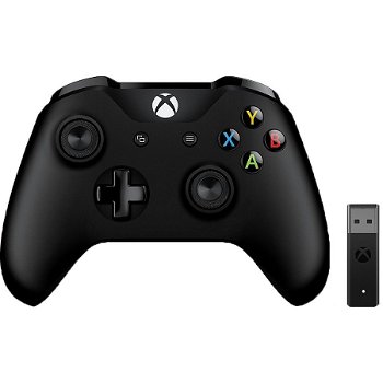 Controller Wireless Microsoft Xbox cu adaptor pentru PC