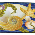 Caroline`s Treasures Carolines Comori PRS4056DDM Cut Nautilus și Starfish Dish uscare Mat Multicolore 14 x 21, 