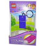 Breloc cu lanterna LEGO Friends placa indigo (LGL-KE52F-I)