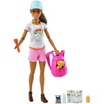 Set Barbie by Mattel Wellness and Fitness papusa cu figurina si accesorii GRN66, Barbie