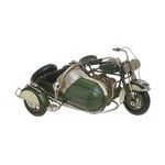 Miniatura moto, Metal, Verde, Triciclu, 