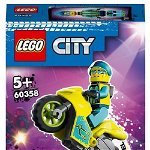 LEGO City. Motocicleta cibernetica de cascadorii 60358, 13 piese, 