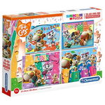 Puzzle 4 in 1 44 Cats Supercolor 360 Piese, Clementoni