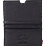 Genti Femei HERSCHEL SUPPLY CO Eugene Pebbled Leather Passport Holder Blk Plb Lthr