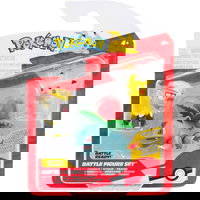 Set 3 figurine de actiune, Pokemon, Jangmo-O, Ivysaur si Pikachu, Pokemon